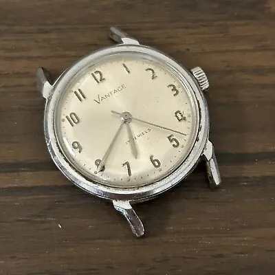 Vintage Vantage Men’s 17 Jewel Wristwatch 33mm Running Mechanical Movement • $0.99