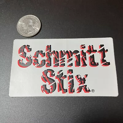 Vintage NOS 1980’s Schmitt Stix Skateboard Sticker Owen Neider Tony Hawk • $7