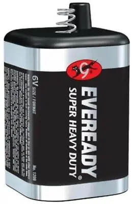 2-pack Eveready 1209 (509) 6 Volt Lantern Battery   • $21.17