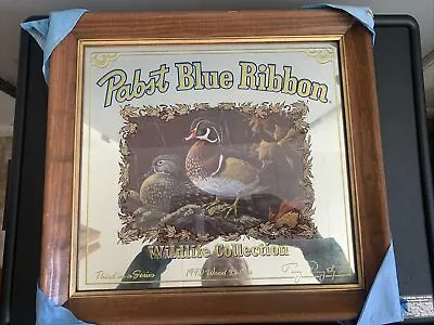 VTG Pabst Blue Ribbon 1990 Wood Ducks Wildlife Collection 3rd In Series NEW • $64.99