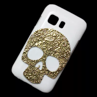 Case For Samsung Galaxy Young 2 G130H 3D Retro Metal Skull Back Hard Cover • $9.24