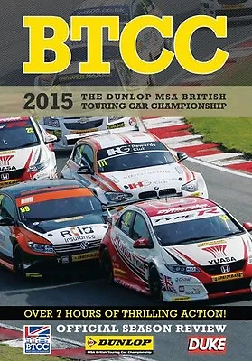 £9.99 • Buy BTCC British Touring Car Championship - Official Review 2015 (2 DVD Set) New