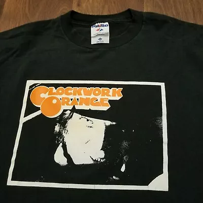 Vintage 90s A Clockwork Orange Movie Promo Shirt Horror Stanley Kubrick Size L • $99.99