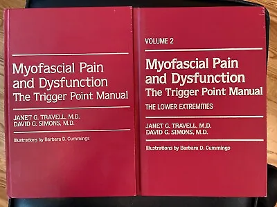 Myofascial Pain And Dysfunction The Trigger Point Manual Vols. 1 + 2 Hardcover  • $175