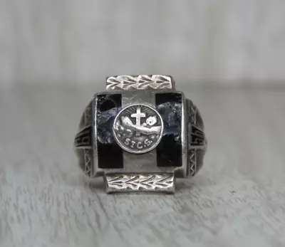 VTG Sterling Silver 1956 STCS Alumni Inscribed Class Ring Size 5 • $99.99
