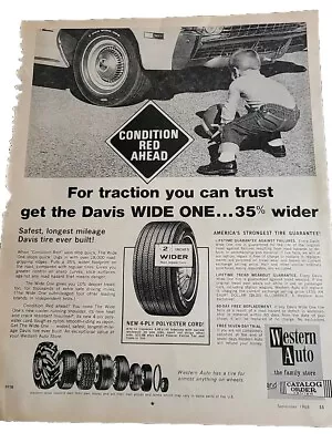  Vintage 1968 Western Auto Print Ad Magazine Advertising  • $6.75