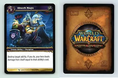 Absorb Magic #67/319 March Of The Legion Common Warcraft 2007 TCG Card • $2.09