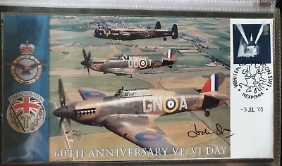 60th Anniversary Of VE/VJ Day Cover Signed By Sir Graham Jock Stirrup Defence  • $22.38