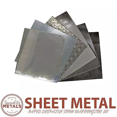 £4.49 • Buy RAPID QUALITY ALUMINIUM- STEEL- STAINLESS- CHECKER SHEET METAL PLATE 0.5 To 3mm