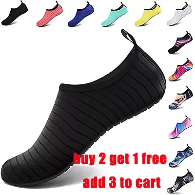 Water Shoes Womens Mens Swim Pool Beach Socks Quick-Dry Barefoot Outdoor Surf • $8.95