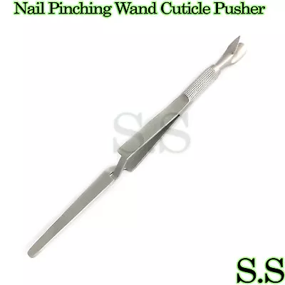 C-Curve Multifuncation Nail Pinching Wand Cuticle Pusher 7  Unique Premium Tool • $6.99