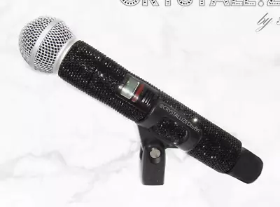 Bling Custom Microphone AUSTRIAN CRYSTALS Mic Singer Crystallized Bedazzled • $330