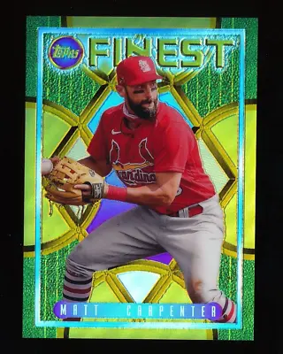 Matt Carpenter 2022 Topps Finest Flashbacks Gold Refractor #14/50 Cardinals #57 • $9.99