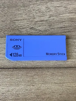 Sony 128MB Memory Stick MSA-128 -Memory Card Long For Sony Old Model Cameras • $29.99