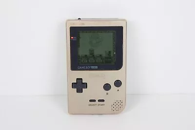 Gold Gameboy Pocket  100% Genuine Original Nintendo Game Boy - Working • $74.95