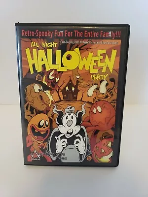 All Night Halloween Party DVD (Vintage Cartoon/Horror Trailer Looping DVD)  • $29.55