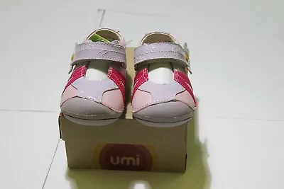 Umi *cassia*girls Chalk Pink Leather Mary Jane Shoes Uk 3 Jr Eu 19 • £10