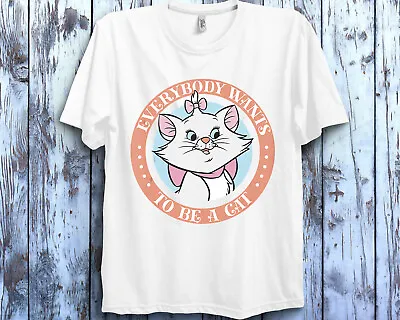 The Aristocats Marie Everyone Wants To Be A Cat Unisex Adult T-shirt Kid Tee • $22.99