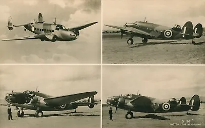 £2 • Buy Aviation Aircraft Real Photographs Co Postcard Lockheed 	Hudson  #O36