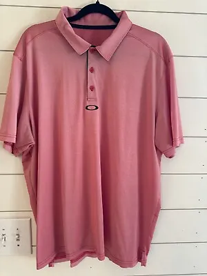 Oakley Mens Polo Shirt Sz XXL Red  • $12.99