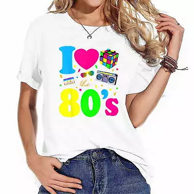 I Love The 80S Shirt 80S Clothes For Women T-Shirt • $7.99