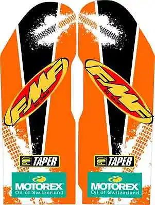 2008-12 KTM FMF Fork Guard Graphics SX EXC 125 200 250 300 380 450 525 Stickers • $14.95