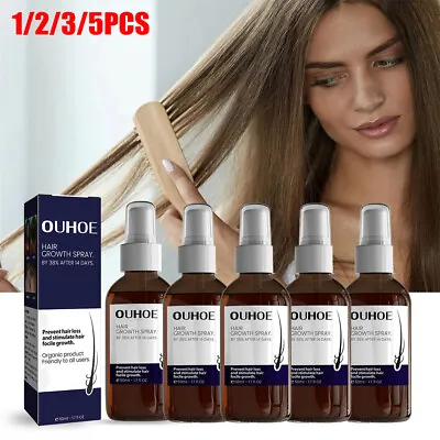£16.95 • Buy OUHOE Hair Growth Spray Hair Regrowth Hair Strengthen Serum Hair Loss Treatment