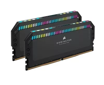 Corsair Dominator Platinum RGB 32GB 2x16GB DDR5 UDIMM 5200Mhz C40 1.25V Black • $271.95