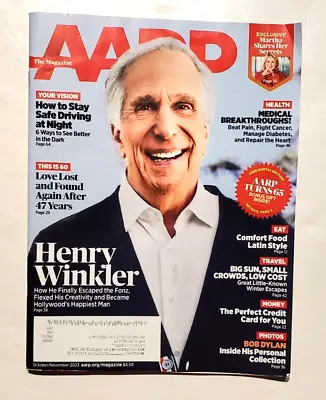 AARP Magazine October/November 2023 Issue (Henry Winkler) (Free Ship) • $7.19