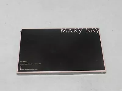 Mary Kay Black PRO PALETTE Unfilled Magnetic Customizable Compact NEW NIB • $14