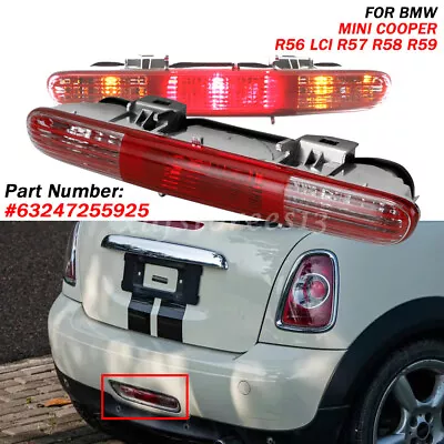 LED Rear Bumper Fog Light Reverse Brake Lamp For Mini Cooper R56 LCI R57 R58 R59 • $38.86