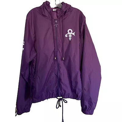 Minnesota Twins PRINCE Purple Rain Theme MLB Promo Windbreaker Jacket Adult XL • $69.99