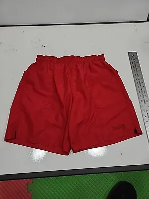 Speedo Swim Shorts/ Trunks Large 30 - 34  Inseam 7  Length 18  Red New • $11.50