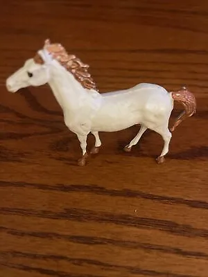 Vintage Plastic Toy Horse White 3” • $9.99