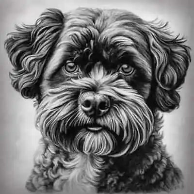 Custom Pet Portrait Charcoal Pencil Drawing • £23.95