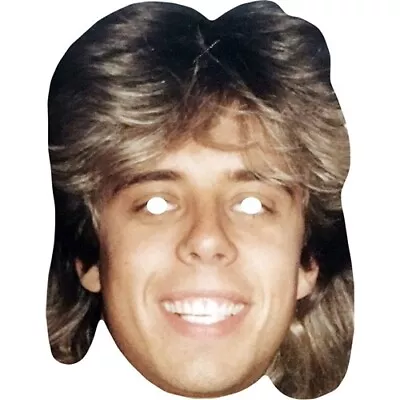 Pat Sharp Retro Celebrity Card Face Mask - Ready To Wear - Fancy Dress • £1.49