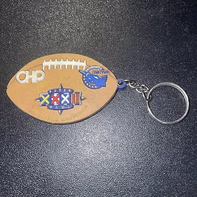 Vintage Super Bowl XXXII San Diego Rubber Broncos Packers Super Bowl Keychain • $3