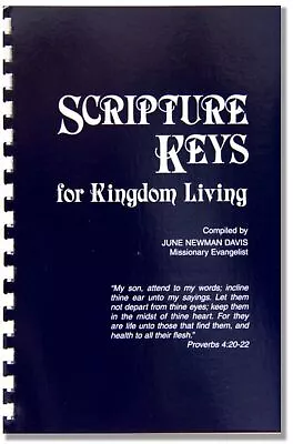 Scripture Keys For Kingdom Living • $32.99