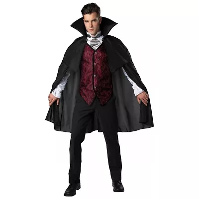 Classic Vampire Costume Halloween Fancy Dress • $25.53