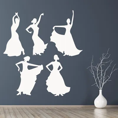 Flamenco Dancers Spanish Dance Wall Sticker Set WS-32660 • £15.98