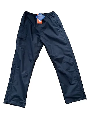 £21.99 • Buy Peter Storm Large Leg 31” Men’s Storm Over Trousers Black Waterproof Breathable 