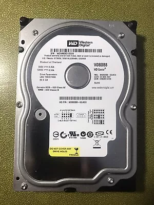 Western Digital WD800BB Caviar 80GB IDE 3.5 Hard Drive • $19.99