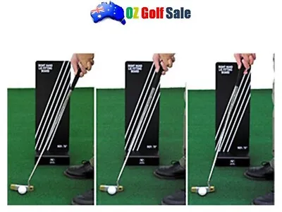Maltby Golf Putter Putting Lie Angle Reference Board - Right Hand & Left Hand • $95.87