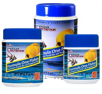 Ocean Nutrition Formula One Flakes Marine Fish Food Protein Aquarium Tank • £8.25