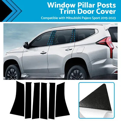 Suitable For Mitsubishi Pajero Sport 15-23 Window Pillar Posts Trim Door Cover • $24.59
