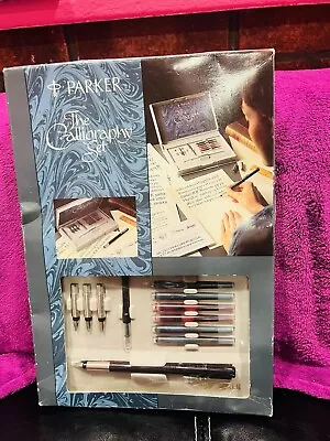 £18 • Buy Vintage Parker The Calligraphy Set Black