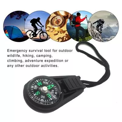 Mini Portable Compass Survival Hiking Camping Direction Tool F Set Outdoor • $1.01