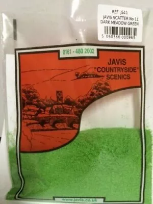 Javis  Countryside  Scenics No 11 Dark Meadow Green Scatter JS11 • £3.95