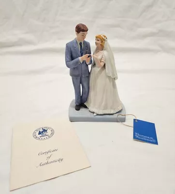 1981 Norman Rockwell The American Family Series The Bride And Groom Figurine 7 T • $20.31