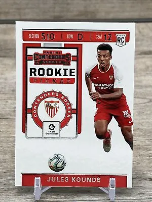 2019-20 Panini Chronicles Contenders Rookie Ticket #RT-9 Jules Kounde RC Sevilla • $1.99